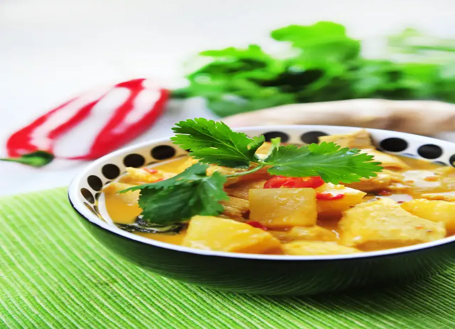 Poulet coco ananas
