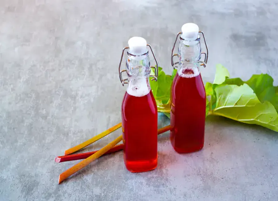 Sirop de rhubarbe de camila
