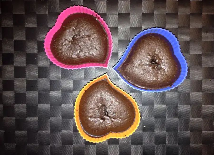 Petits coeurs fondants au chocolat