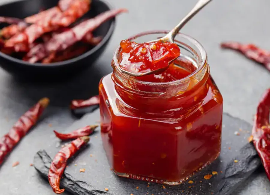 Conserve de chutney de figues