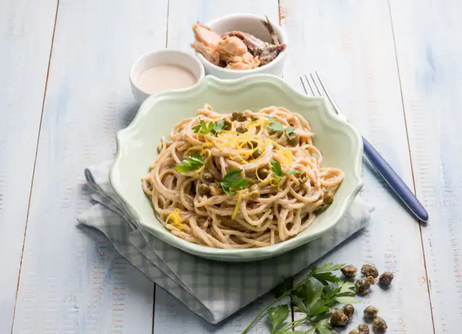 Spaghetti aux anchois