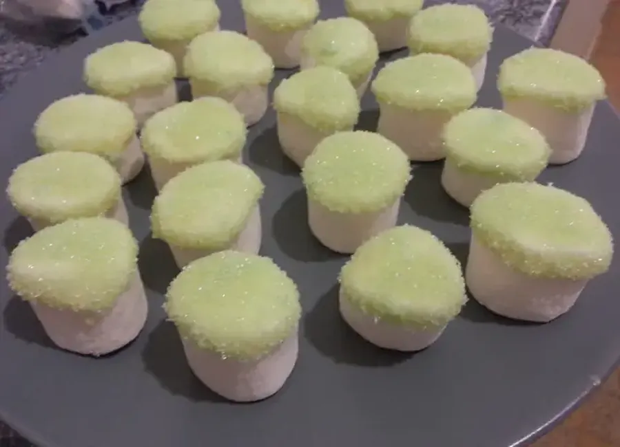 Marshmallows au chocolat blanc