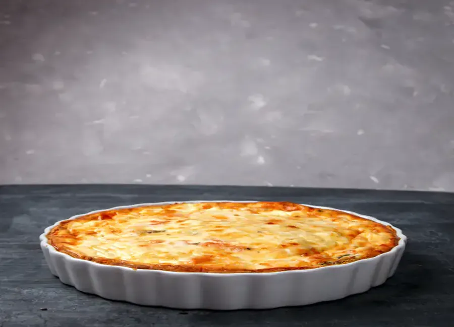 Tarte au saumon à la bisque de homard