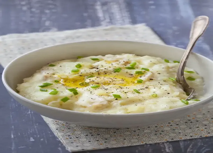 Purée de pommes de terre à l'ail