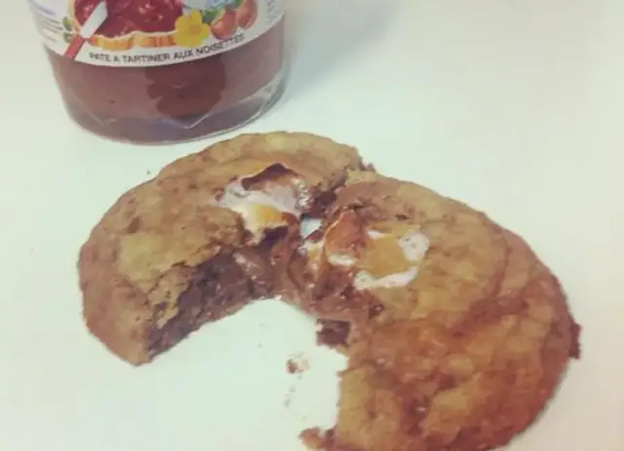 Cookies marshmallows et nutella