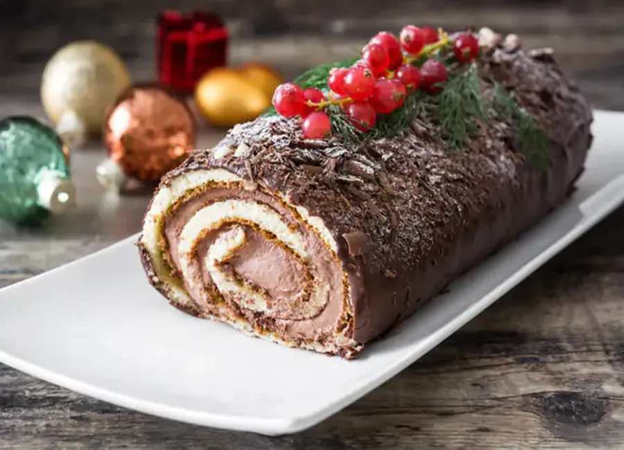 Bûche aux marrons facile
