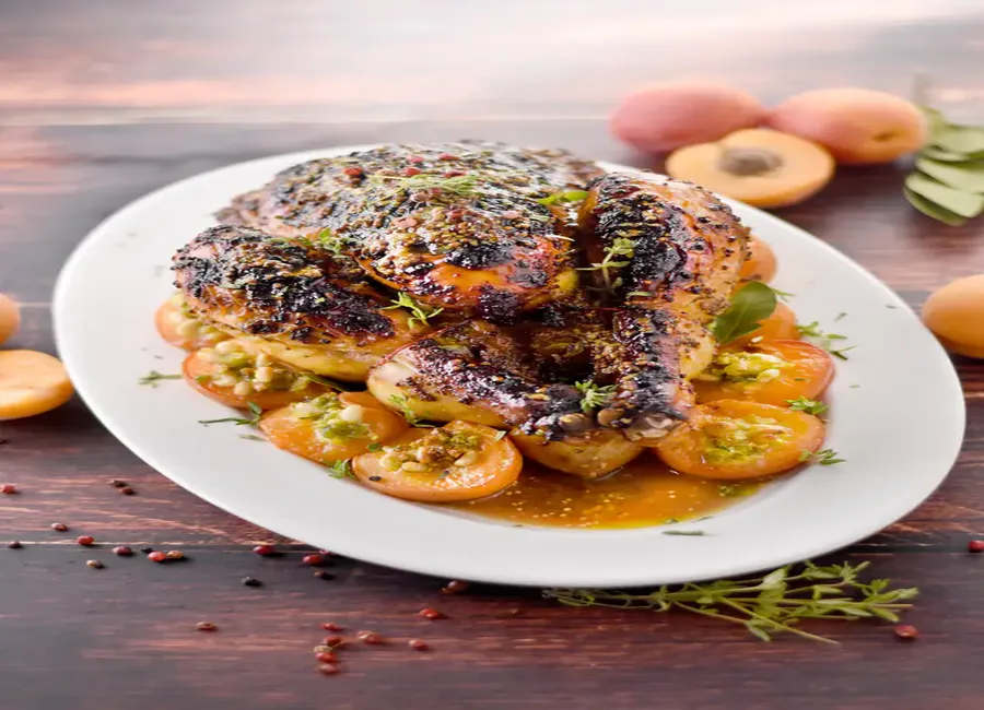 Poulet aux abricots
