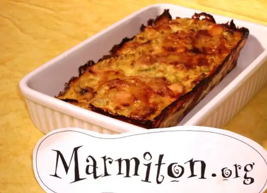Cake choucroute saumon et munster