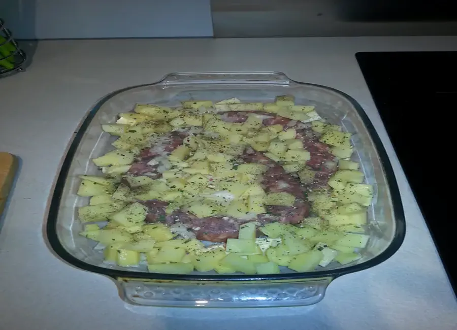 La saucisse au four