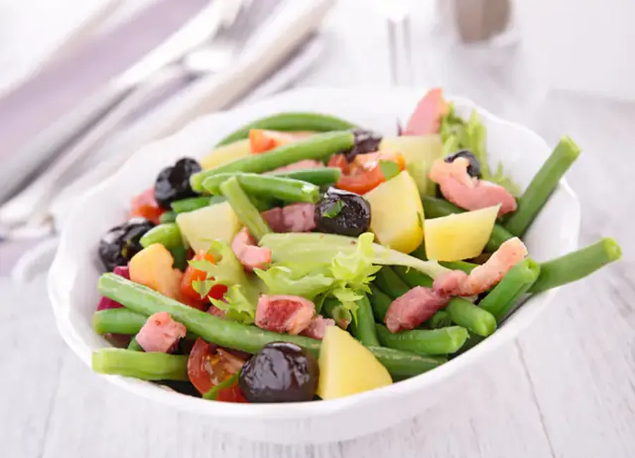 Salade de haricots verts fraîcheur