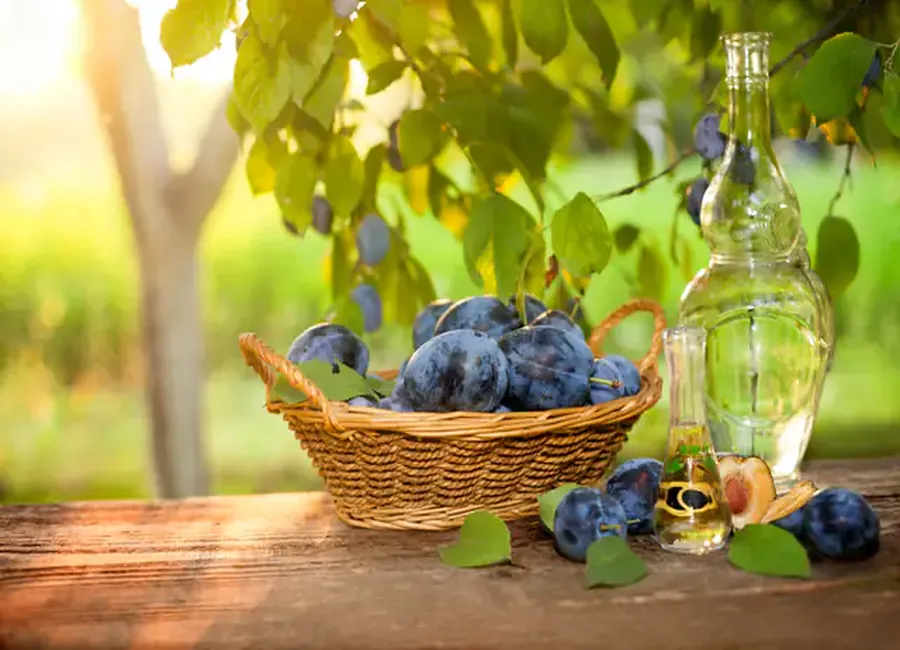 Prunes à l'eau de vie