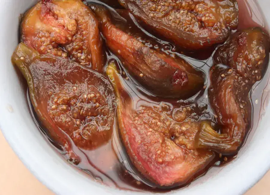 Figues confites au sirop