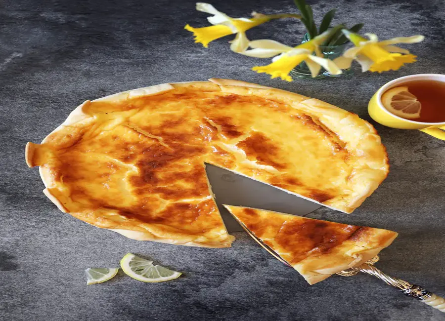 Tarte au flan de micheline (26ème rencontre )
