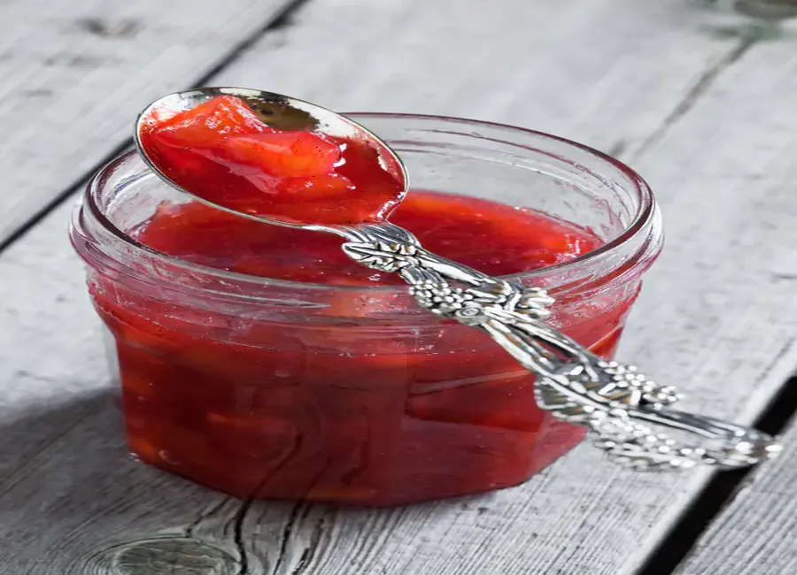 Confiture rhubarbe et banane