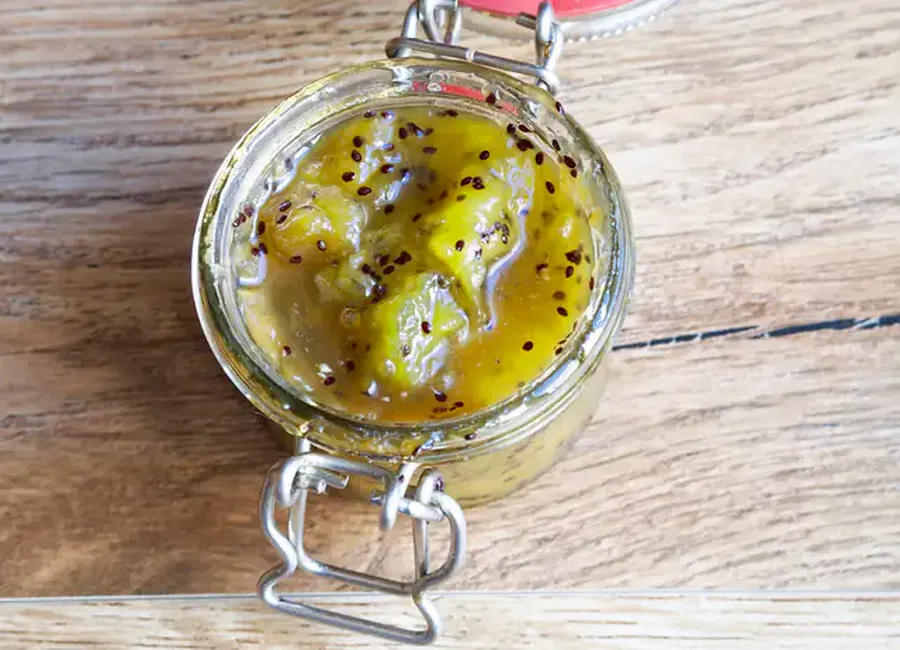 Confiture poires, bananes, kiwi