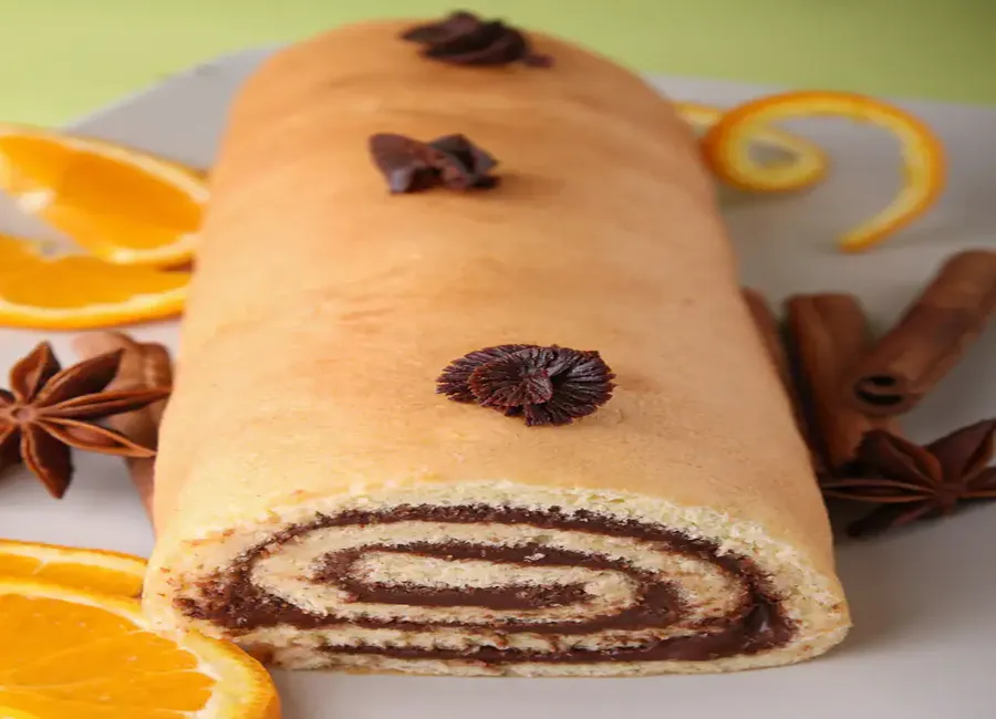 Gâteau roulé au chocolat de mémé raymonde