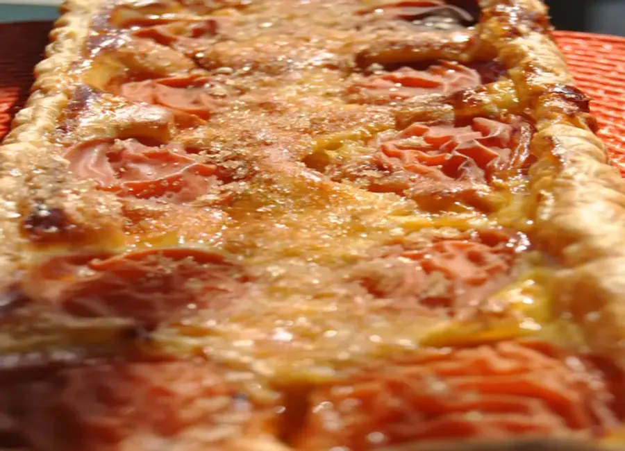 Tarte aux abricots et romarin