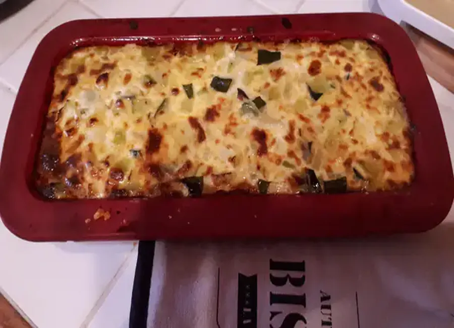Flan de thon aux courgettes