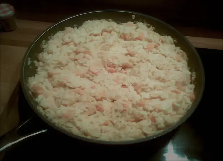 Curry de crevettes aux 2 pommes