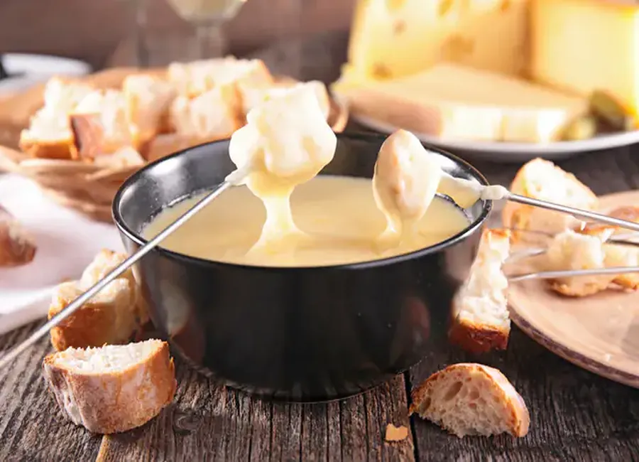 Véritable fondue suisse