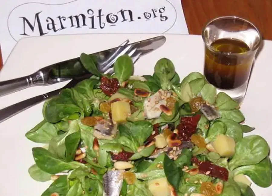 Salade de mâche parfumée de tatie lolo
