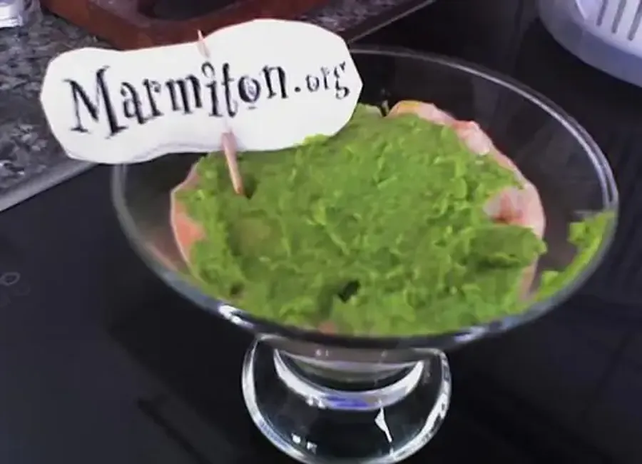 Verrines vert grenouille