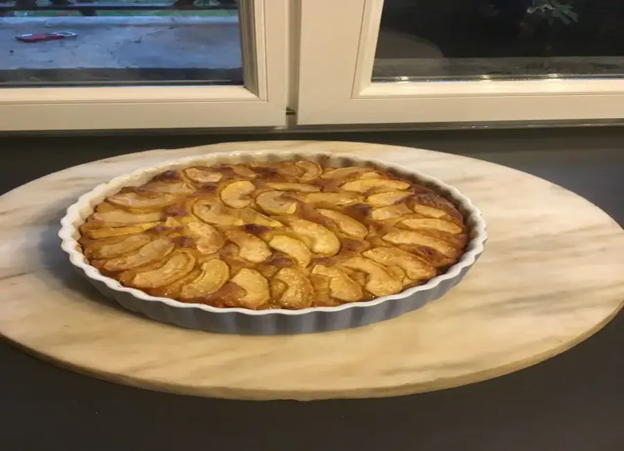 Tarte vergeoise aux pommes