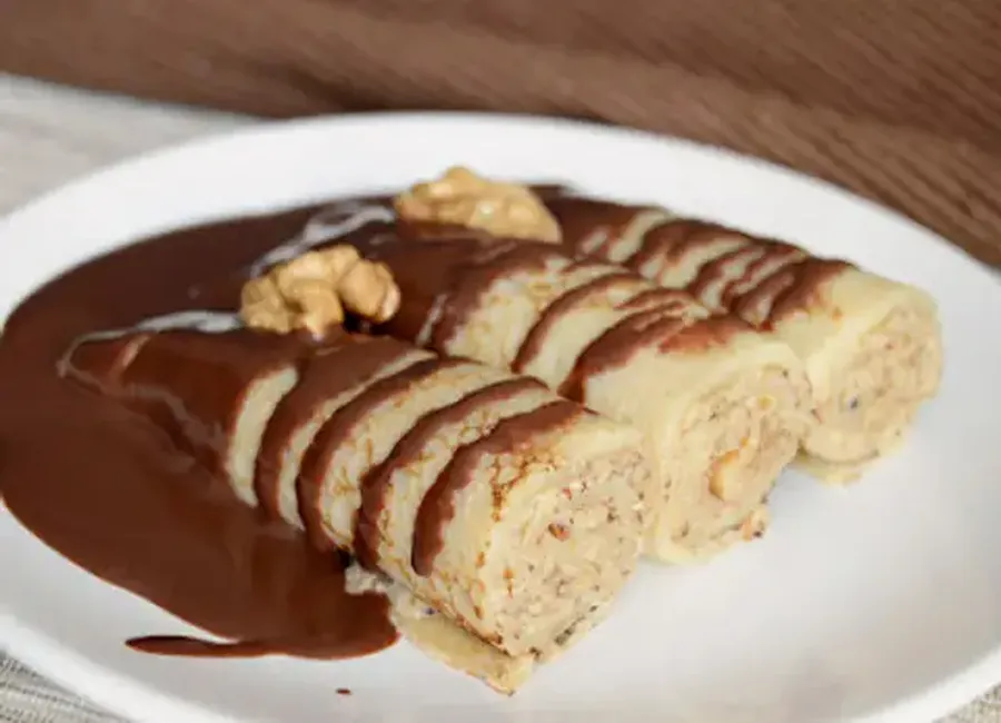 Gundel palacinta (crêpe hongroise)