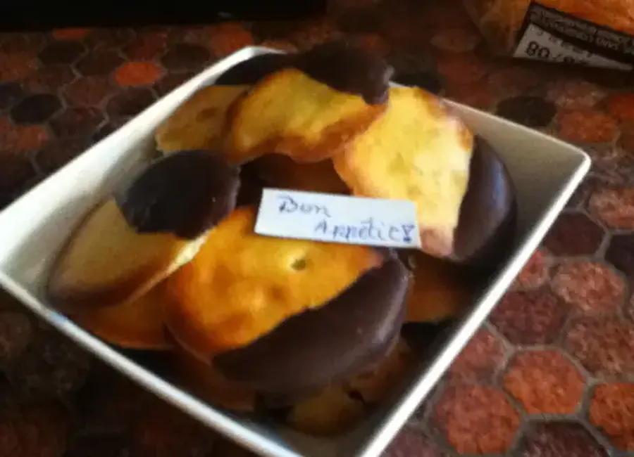 Biscuits au chocolat et au citron de floriane