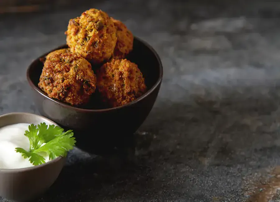 Boulettes de lentilles aux échalotes