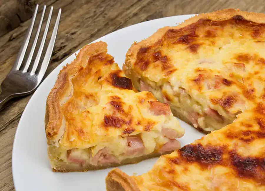 Quiche lorraine à la québécoise
