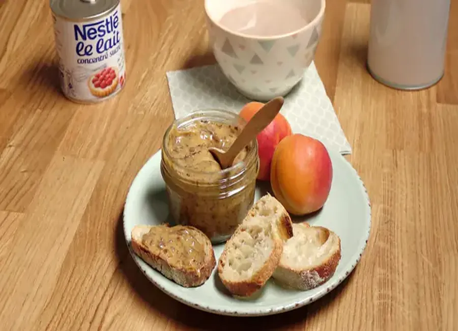 Confiture de lait aux copeaux de chocolat