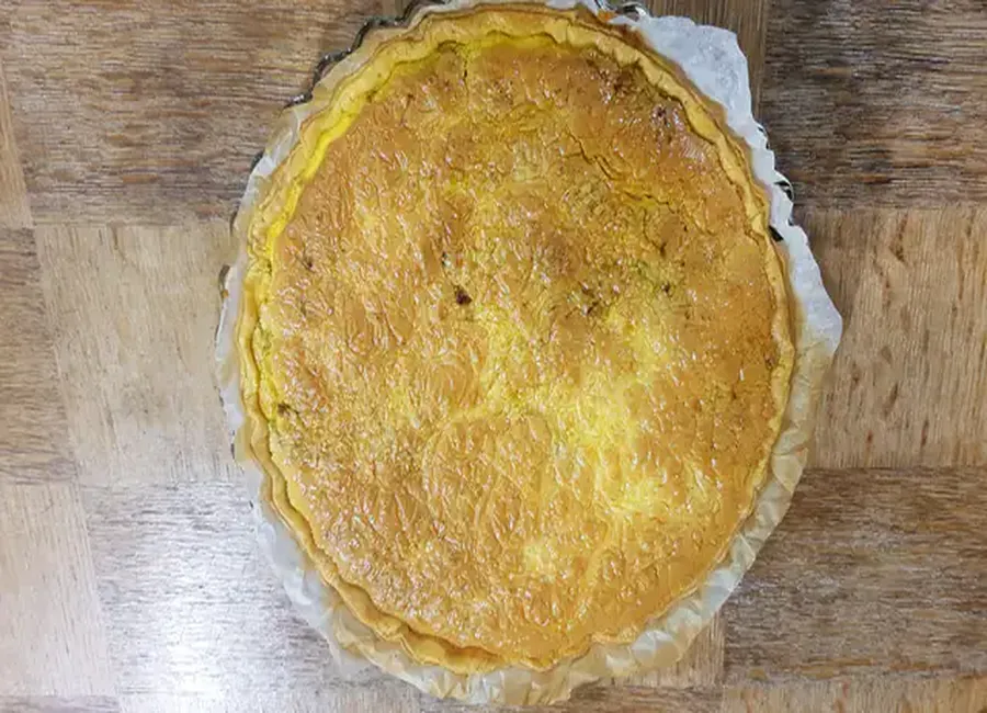 Tarte fondante aux endives et au curry