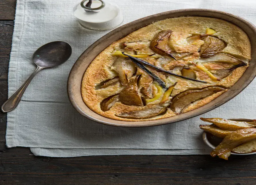 Clafoutis poires chocolat