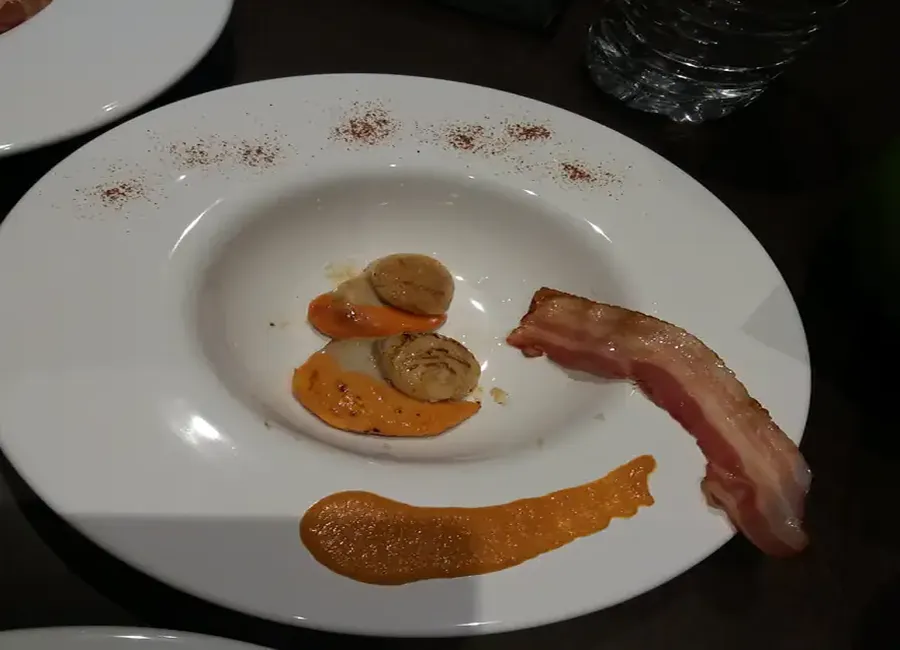 Noix de saint jacques sauce au chorizo