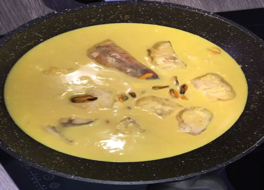 Blanquette de lotte au safran