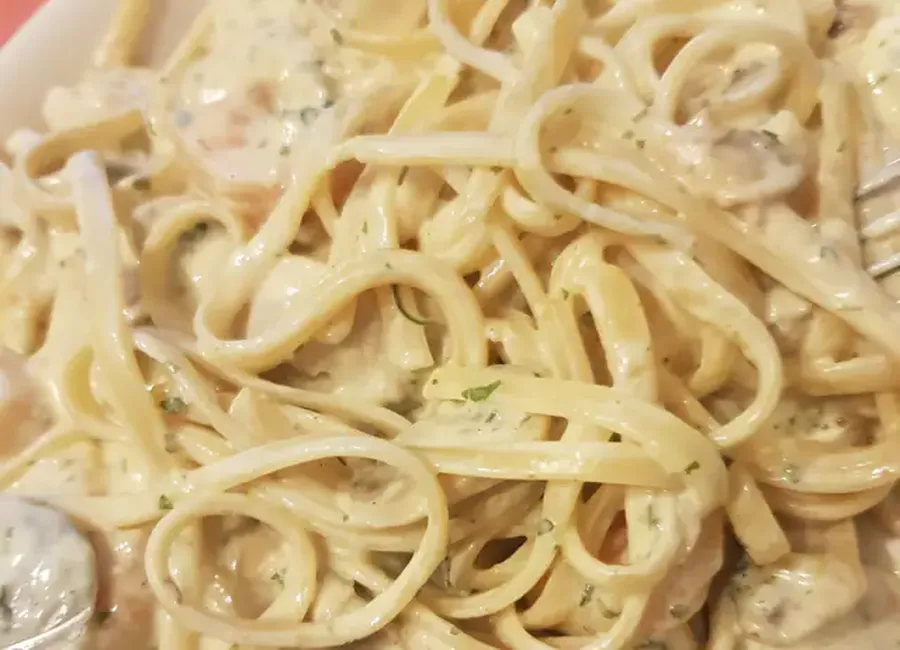 Scampi au boursin