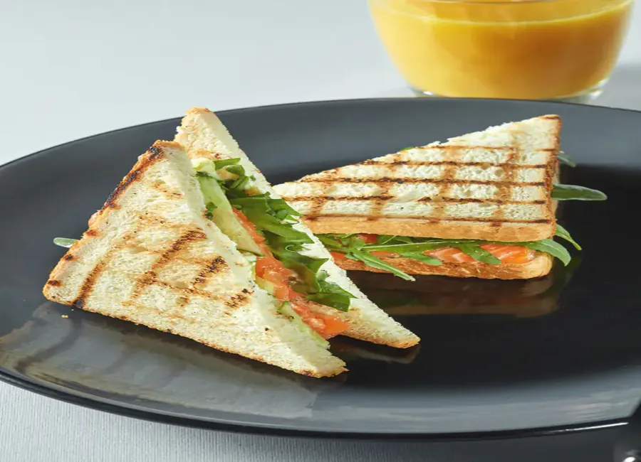 Croque-monsieur au saumon