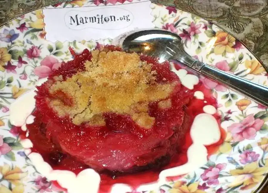 Crumble aux quetsches