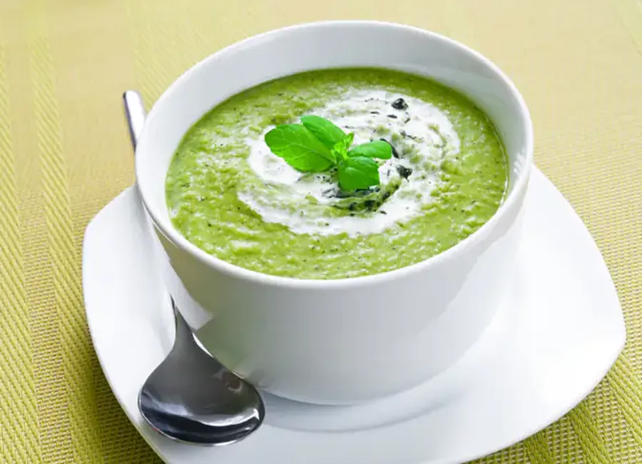 Soupe de courgettes au boursin