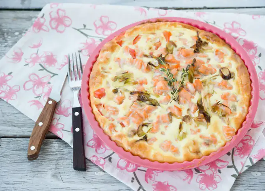 Tarte au saumon
