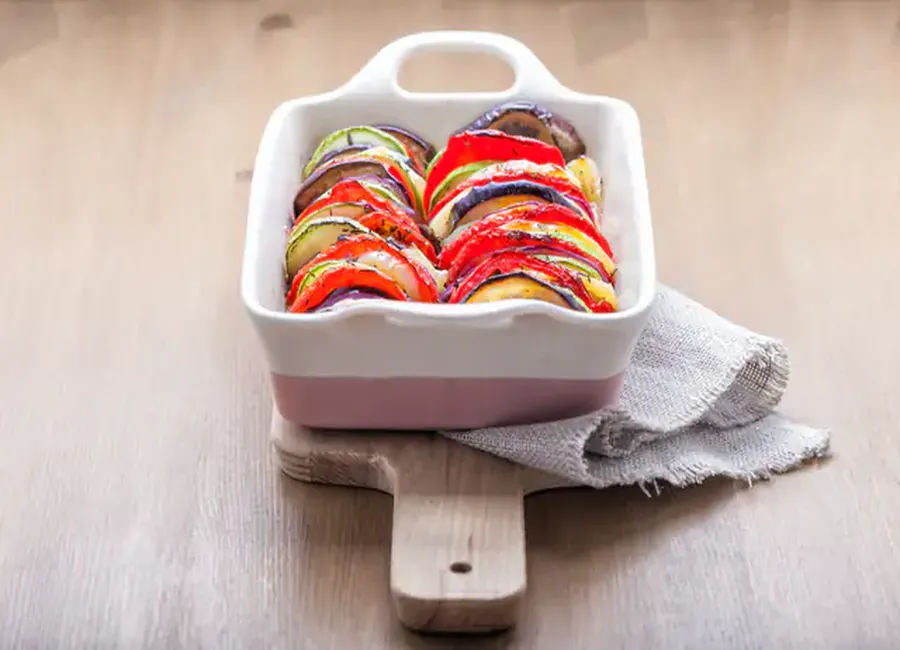 Millefeuille de légumes d'été