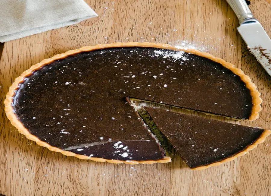 Tarte au chocolat sans oeufs