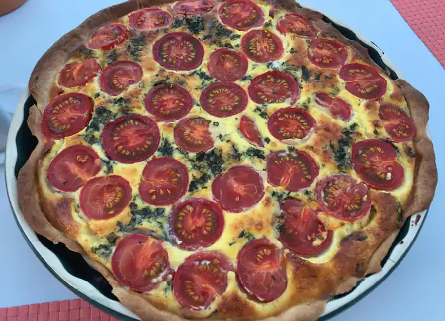 Quiche tomates mozarella