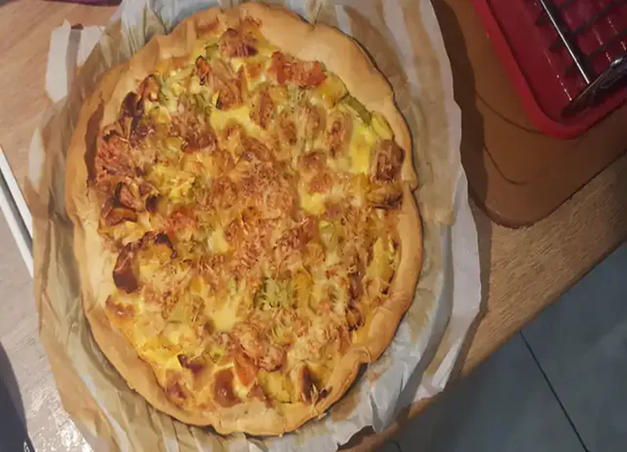 Quiche provençale au poulet