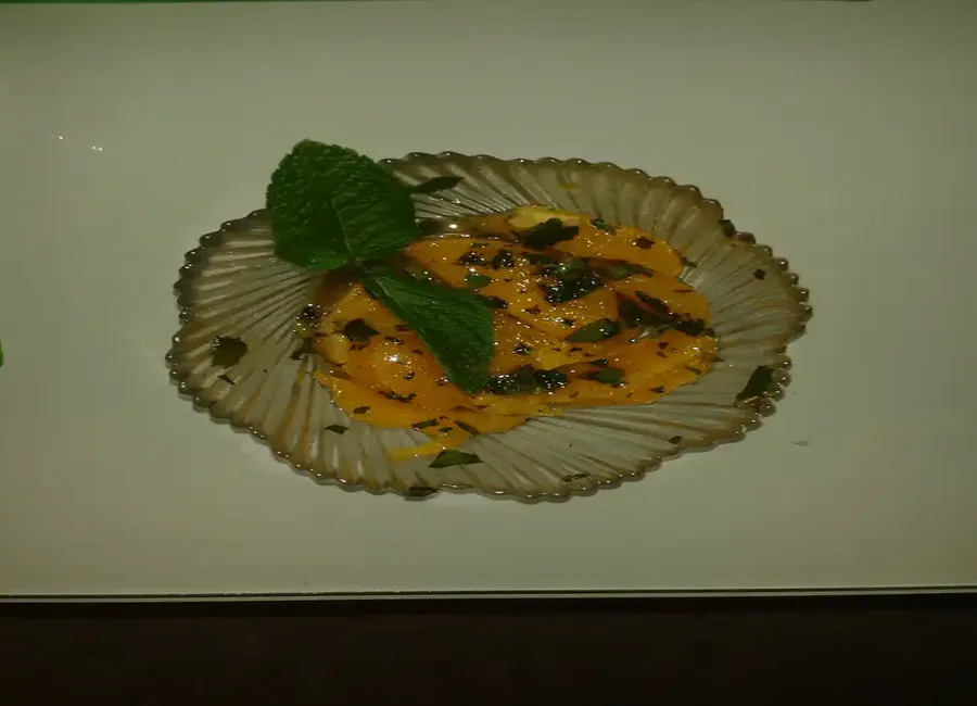 Salade d'oranges à la menthe