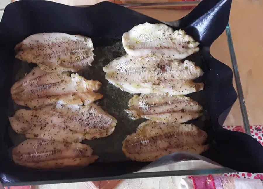 Filets de tacaud marinés