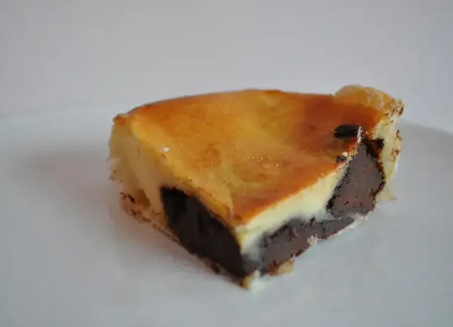 Tarte aux carrés de chocolat