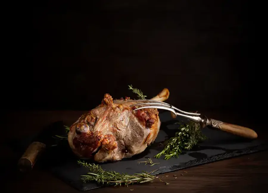 Gigot d'agneau en papillon (barbecue)