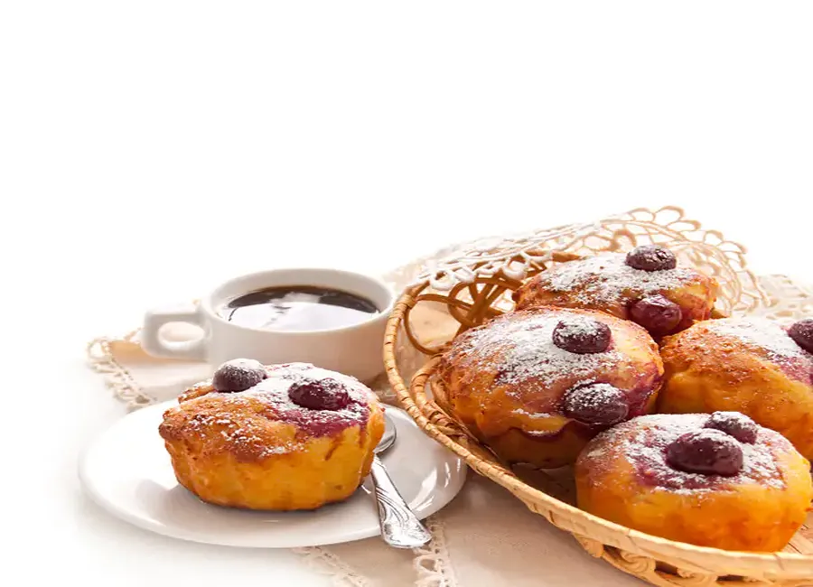 Muffins aux cerises d'emmy
